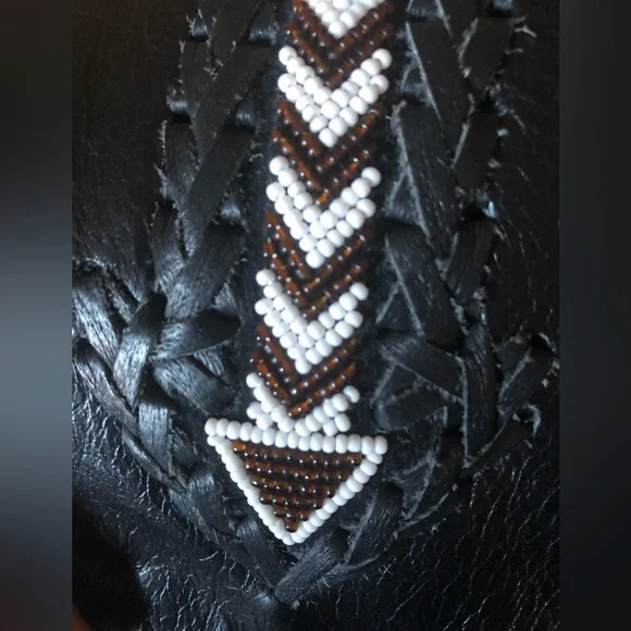 LEATHERKING black 100% leather vest - Picture 6 of 16